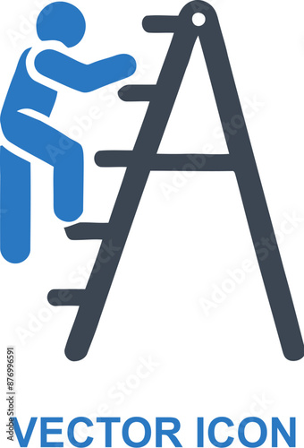 Ladder Safety Icon