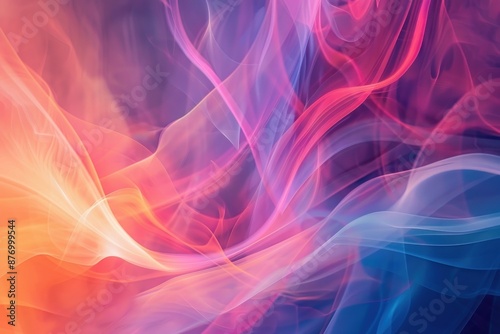 Engaging abstract wavy color smoke image for backdrop