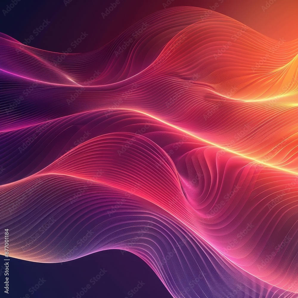 Abstract colorful waves of light blending in a dynamic and vibrant pattern, creating a mesmerizing and futuristic visual effect. Abstract colorful waves of light blending in a dynamic and vibrant pattern, creating a mesmerizing and futuristic visual effect.