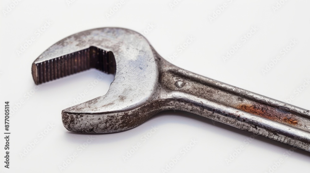 Wrench tool on white background Wrench tool on white background