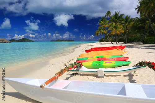 Le Bora Bora by Pearl Resort, Moto Tevairoa island, Bora Bora, French Polynesia, South Pacific, Pacific