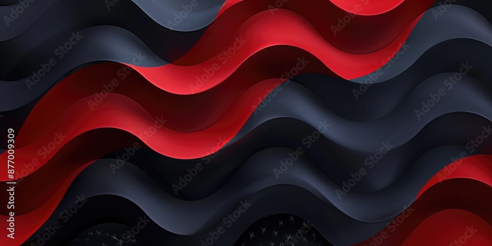 Red and Black Wavy Background Red and Black Wavy Background