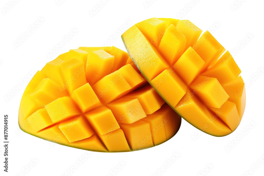 A Single Ripe Mango Fruit Nestled Amongst Lush Green Leaves on a White or Clear Surface PNG Transparent Background. A Single Ripe Mango Fruit Nestled Amongst Lush Green Leaves on a White or Clear Surface PNG Transparent Background.