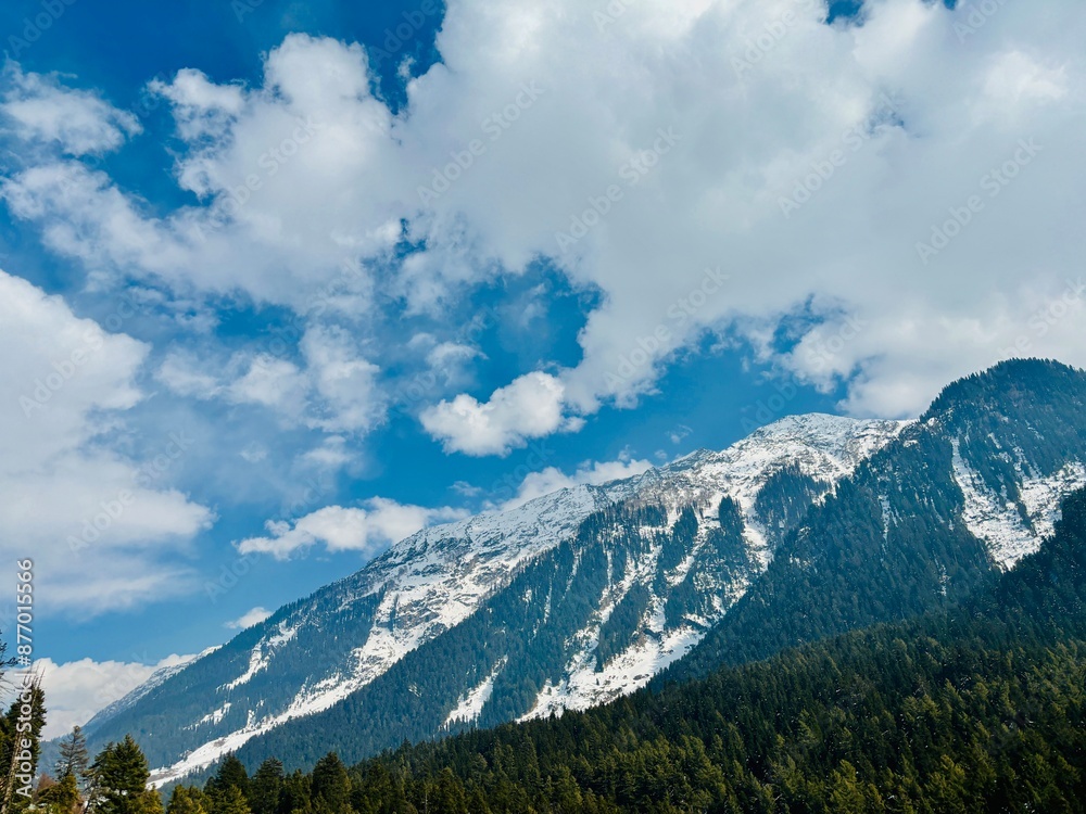 snow mountain of India Kashmir Gulmarg snow mountain of India Kashmir Gulmarg