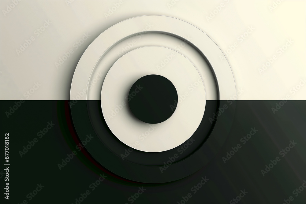minimalist abstract design with concentric black and white circles creating a modern and elegant visual effect minimalist abstract design with concentric black and white circles creating a modern and elegant visual effect