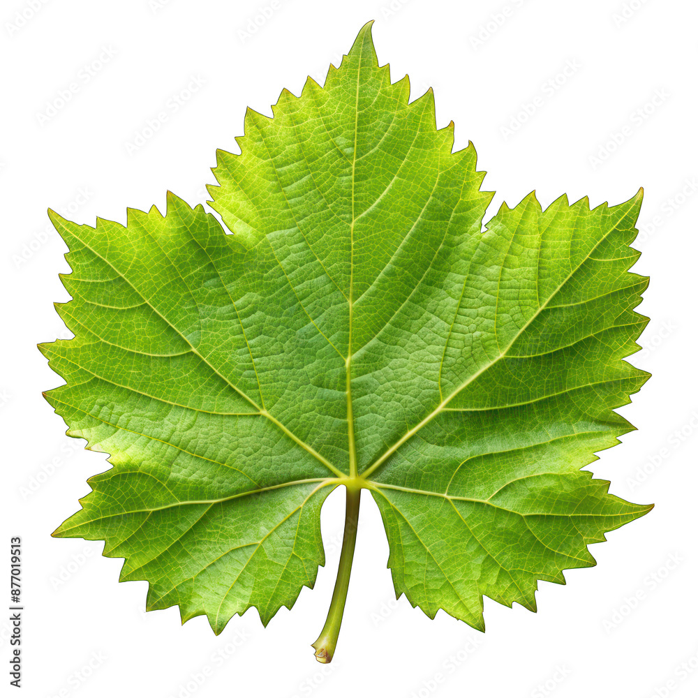Grape leaf On transparent background Grape leaf On transparent background