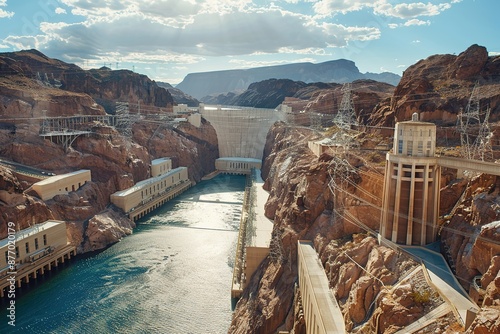 Hoover Dam: A Monument of Engineering photo