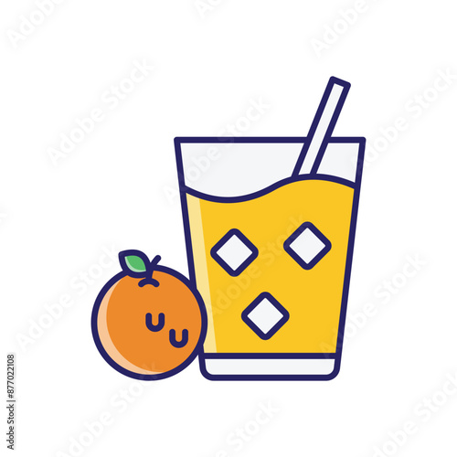 Juice vector icon 