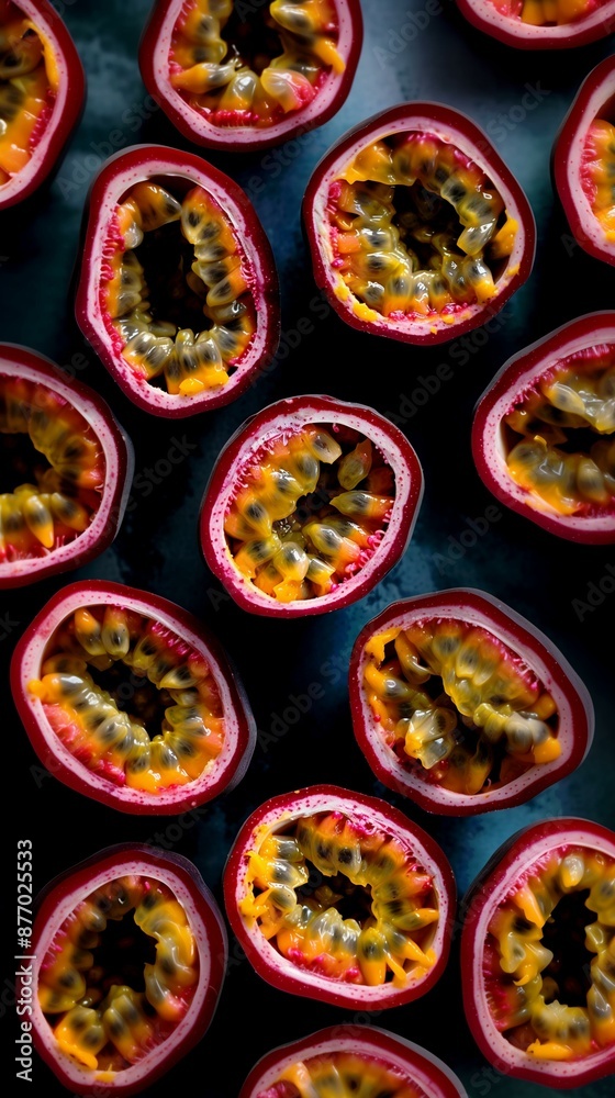 Photo of passion fruits Photo of passion fruits