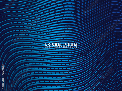 Futuristic blue background digital technology, cyber nano information, abstract communication, future technology data innovation, internet network speed connection.
