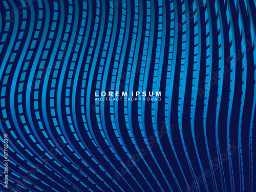 Futuristic blue background digital technology, cyber nano information, abstract communication, future technology data innovation, internet network speed connection.