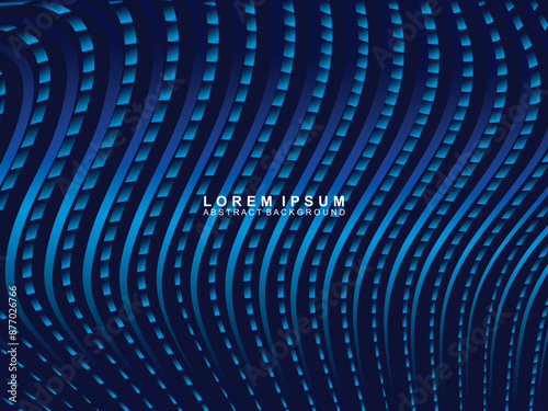 Futuristic blue background digital technology, cyber nano information, abstract communication, future technology data innovation, internet network speed connection.