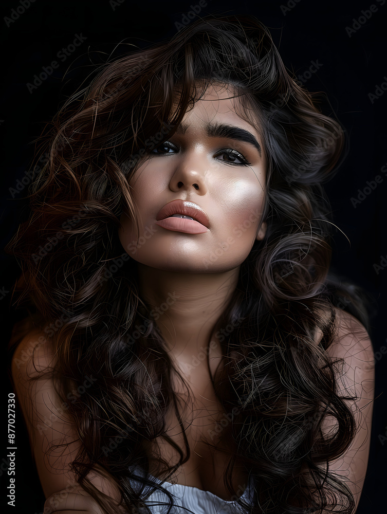 Retrato de mujer joven Retrato de mujer joven