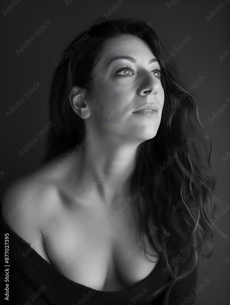 Retrato de mujer joven Retrato de mujer joven