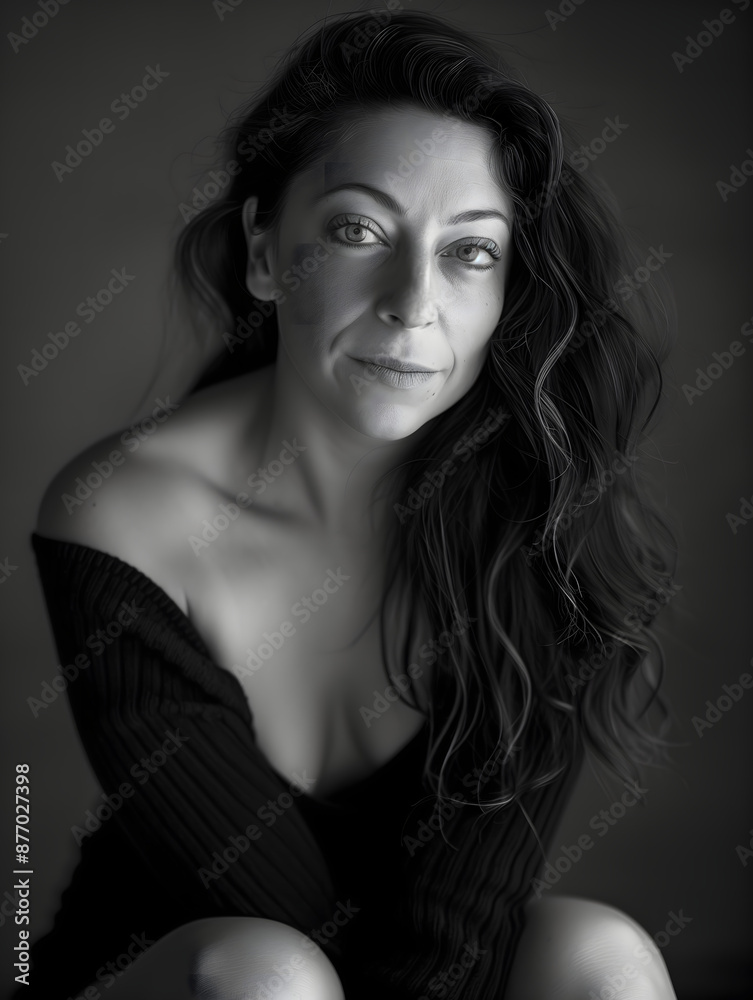Retrato de mujer joven Retrato de mujer joven