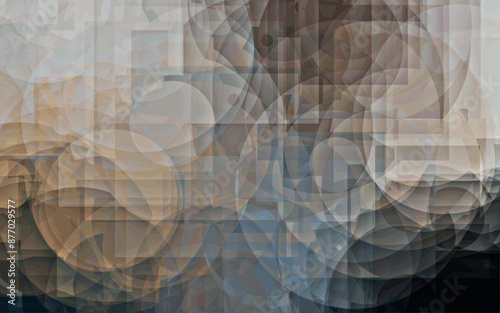earth color gradient geometric design cut piece abstract dark gray to beige blended background
