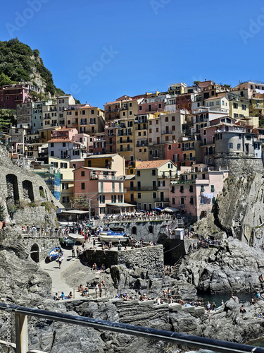 Tourist Crowds in Cinque Terre