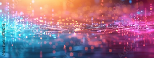 Wallpaper Mural Holographic AES encryption, futuristic proxy network, advanced cybersecurity, vibrant colors Torontodigital.ca