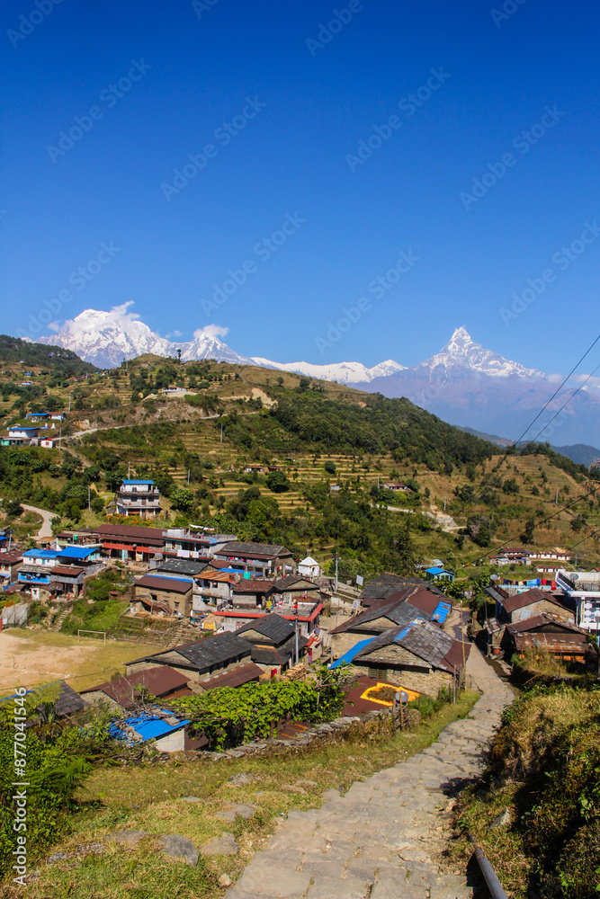 Fototapeta premium Himalayan Mountain Range at Nepal