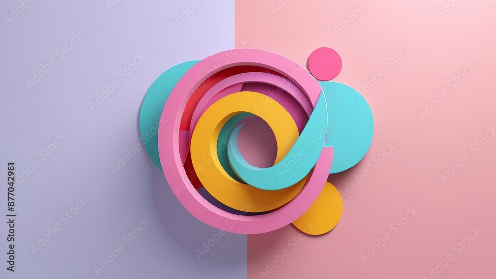 Abstract colorful shape Abstract colorful shape