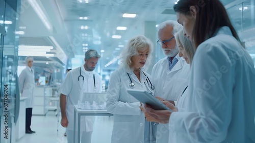 doctor talking to patient in hospital