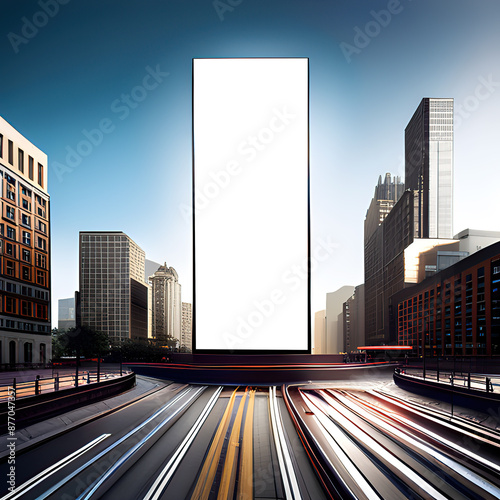 Billboard on the street Ai generated 
