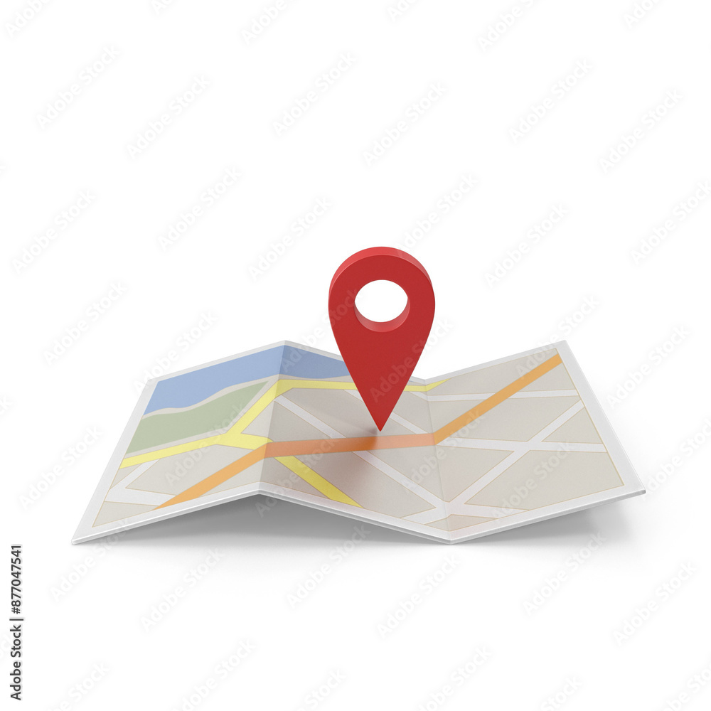 Obraz premium 3D Realistic Location map pin gps pointer markers vector illustration for destination.