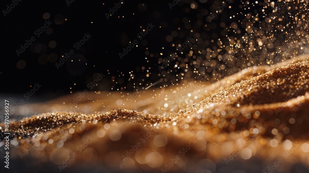 A compact shot of a pile of sand A compact shot of a pile of sand