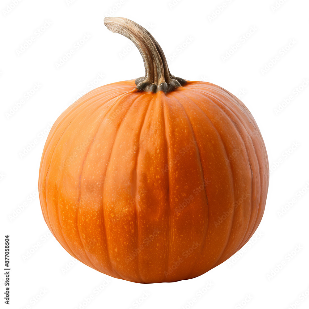 Obraz premium Halloween pumpkin isolated on transparent background, png.
