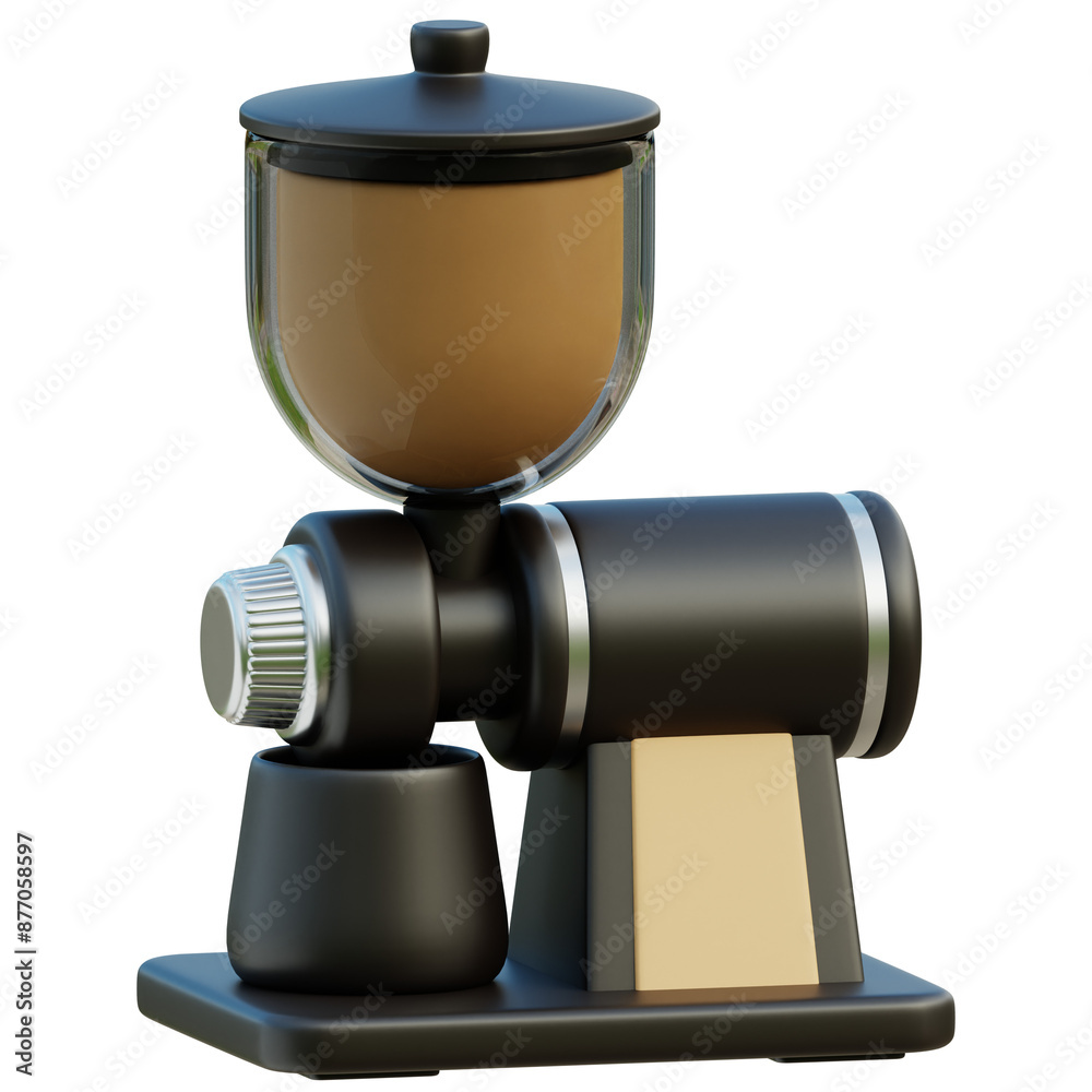 Coffee Grinder 3D Illustration Coffee Grinder 3D Illustration