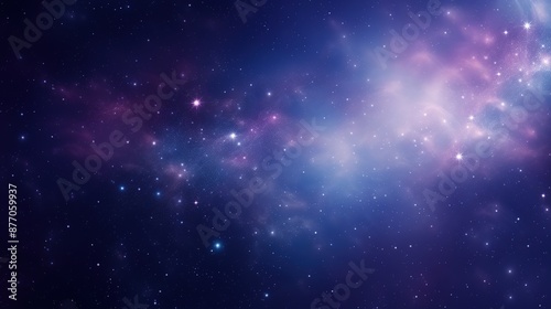 Wallpaper Mural Abstract background of the night sky with stars and nebula Torontodigital.ca