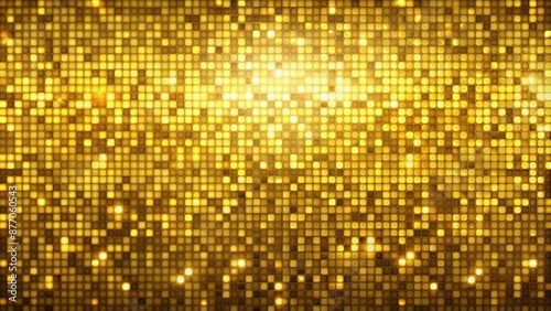 golden pixel background