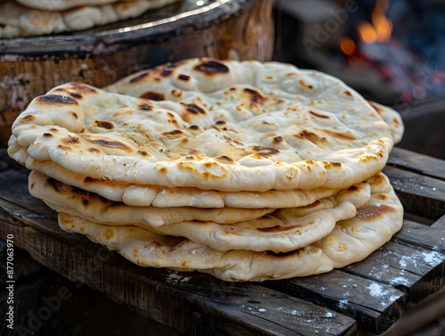 Naan Flatbread photo