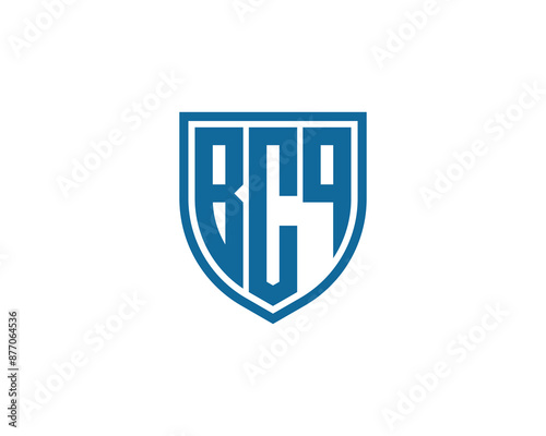 BCQ logo design vector template. BCQ logo design.