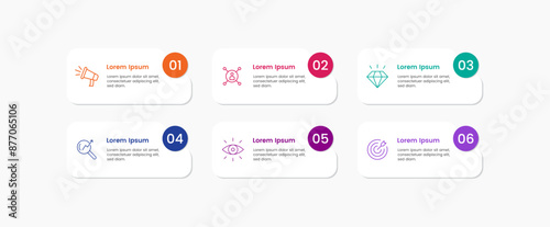 modern colorful multipurpose infographic template for presentation
