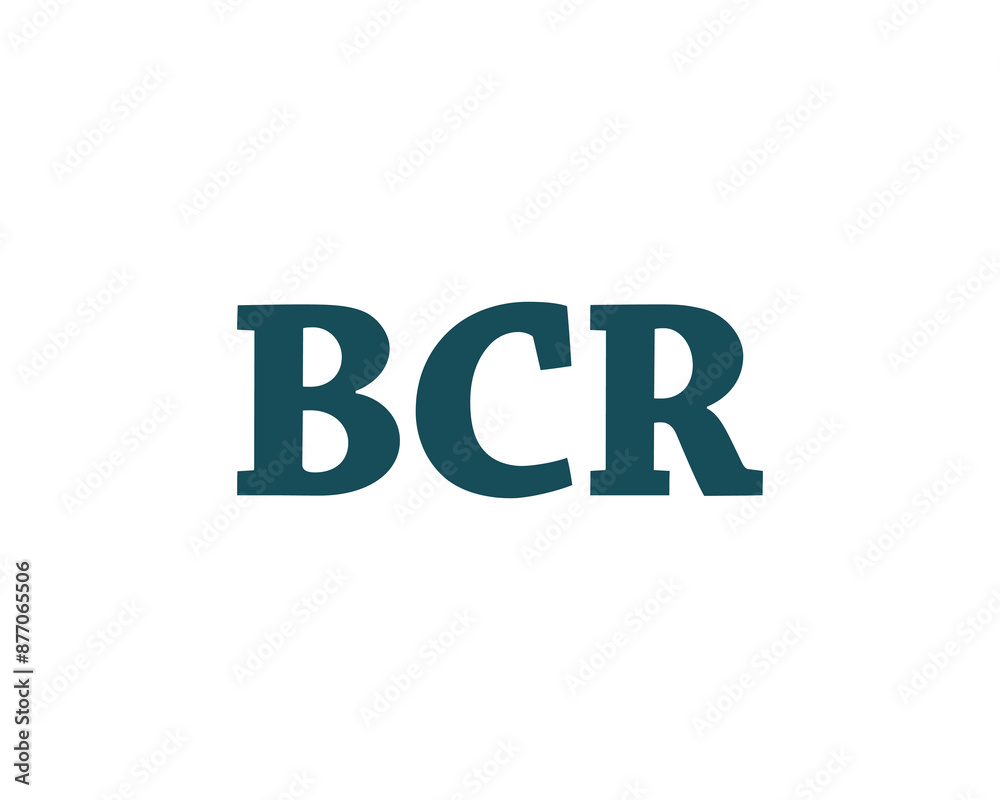 BCR logo design vector template. BCR logo design. BCR logo design vector template. BCR logo design.