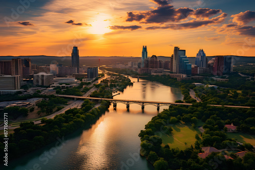 Amazing Austin cityscape photo