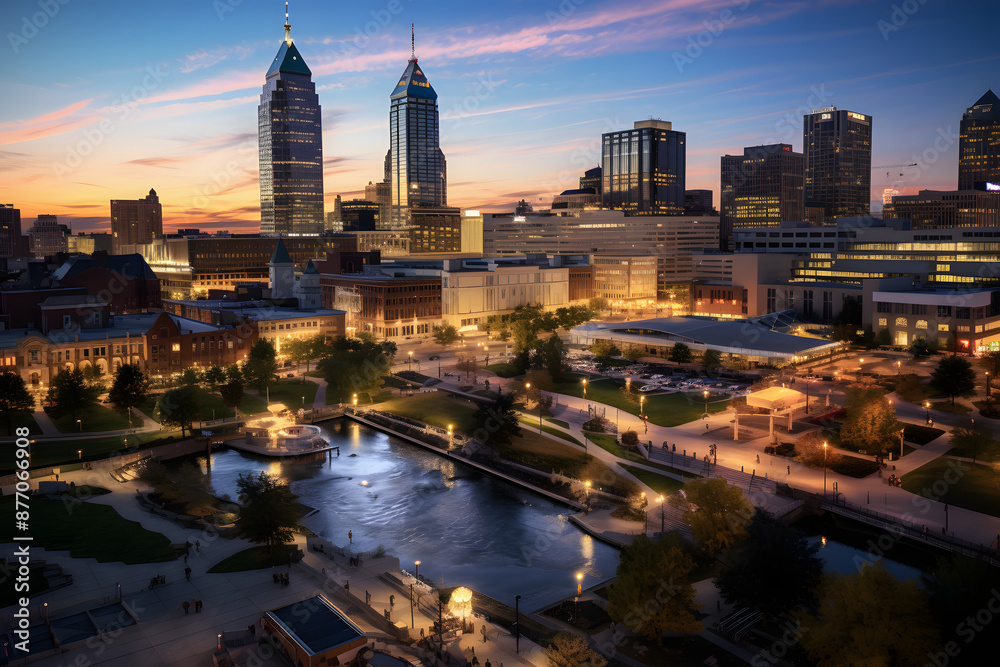 Fototapeta premium Indianapolis cityscape