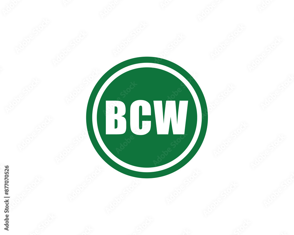 BCW logo design vector template. BCW logo design. BCW logo design vector template. BCW logo design.