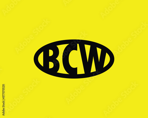 BCW logo design vector template. BCW logo design. photo