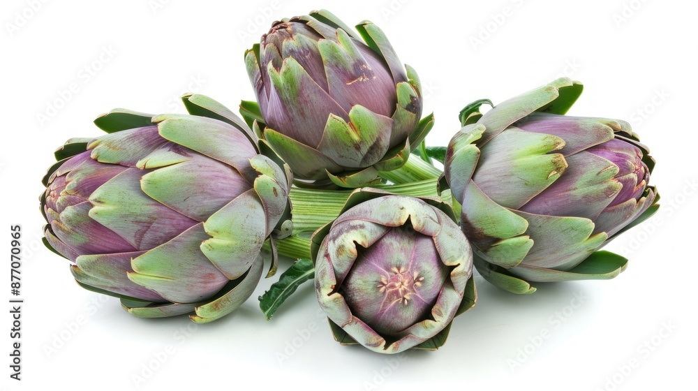 Fototapeta premium Artichoke on white background ,