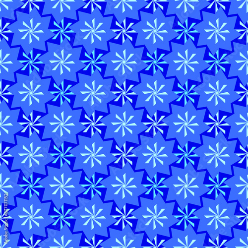 Azure Starburst pattern for prints