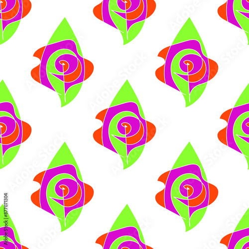 Floral Harmony pattern for prints