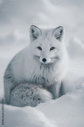 Arctic Fox in Natural Habitat