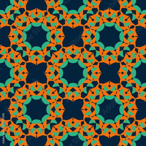 Interlocking Geometric Lattice pattern for prints