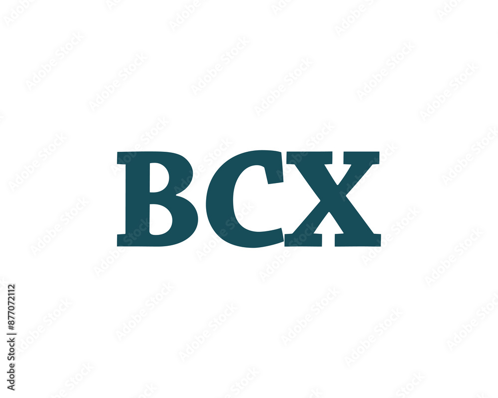 BCX logo design vector template BCX logo design vector template