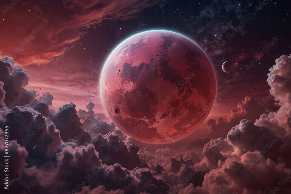 Deep Space Stunning Wallpaper Background, science astronomy Alien Planet Deep Space Stunning Wallpaper Background, science astronomy Alien Planet