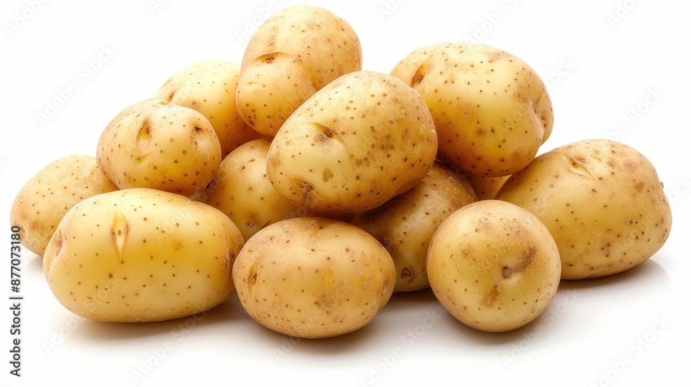 Potato on white background , Potato on white background ,