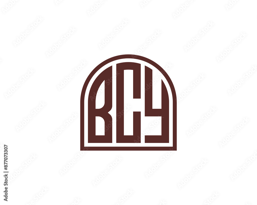 BCY Logo design vector template. BCY Logo design.