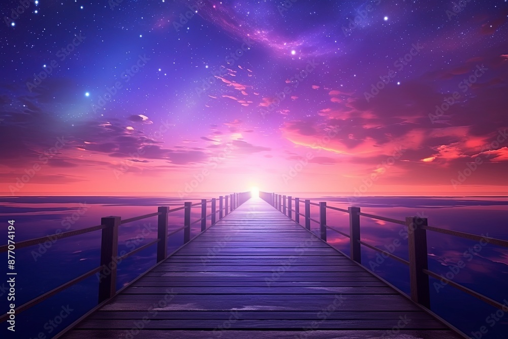 a very beautiful view of the sunset on the beach with generative ai a very beautiful view of the sunset on the beach with generative ai